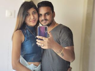 naked webcam couple sex show SaniyaRohit